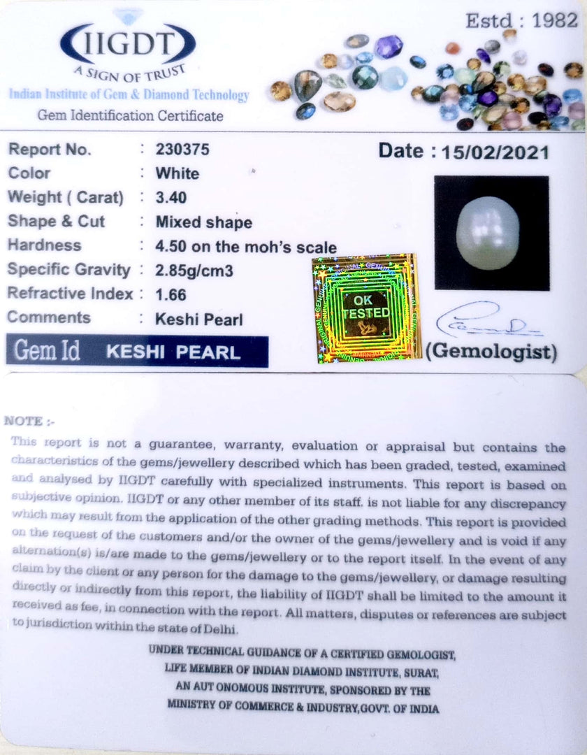 3.40/CT Keshi Pearl