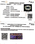 Load image into Gallery viewer, 2.26/CT Natural Ceylonese Pukhraj with Govt Lab Certificate (16650)