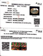 Load image into Gallery viewer, 2.18/CT Natural Ceylonese Pukhraj with Govt Lab CertificatE-6771