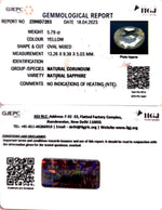 Load image into Gallery viewer, 5.79/CT Natural Ceylonese Pukhraj with Govt Lab Certificate-YELSA9V