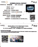 Load image into Gallery viewer, 8.21/CT Natural Neelam with Govt Lab Certificate-(6771)