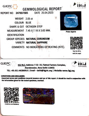 2.05/CT Natural Neelam with Govt Lab Certificate-(6771)