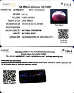 Load image into Gallery viewer, 5.83/CT Natural Neo Burma Ruby with Govt. Lab Certificate (5661)