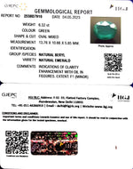 Load image into Gallery viewer, 6.32/CT Natural Panna Stone with Govt. Lab Certificate (16650)