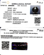 Load image into Gallery viewer, 4.06/CT Natural Scapolite Cat's Eye with Govt. Lab Certified-(1221)