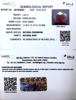 Load image into Gallery viewer, 5.83/CT Natural Neo Burma Ruby with Govt. Lab Certificate (2331)
