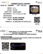 Load image into Gallery viewer, 8.41/CT Natural Ceylonese Pukhraj with Govt Lab Certificate (6771)