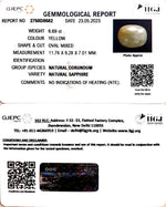 Load image into Gallery viewer, 6.69/CT Natural Ceylonese Pukhraj with Govt Lab Certificate (4551)
