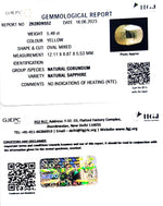 Load image into Gallery viewer, 5.49/CT Natural Ceylonese Pukhraj with Govt Lab Certificate (6771)
