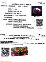 Load image into Gallery viewer, 2.17/CT Natural Mozambique Ruby with Govt. Lab Certificate-34410