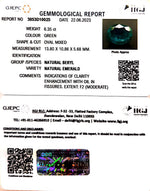 Load image into Gallery viewer, 7.04/CT Natural Panna Stone with Govt. Lab Certificate (56610)