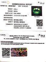 Load image into Gallery viewer, 4.90/CT Natural Panna Stone with Govt. Lab Certificate (56610)