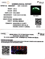 Load image into Gallery viewer, 5.86/CT Natural Panna Stone with Govt. Lab Certificate (3441)