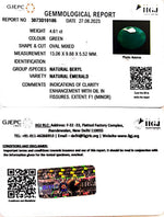 Load image into Gallery viewer, 4.61/CT Natural Panna Stone with Govt. Lab Certificate (2331)