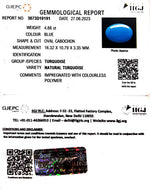 Load image into Gallery viewer, 4.88/CT Natural Govt. Lab Certified Turquoise (832)