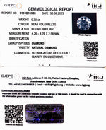 Load image into Gallery viewer, 0.30/CT Natural Diamond with Govt. Lab Certificate