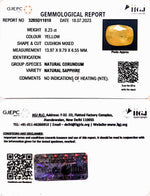 Load image into Gallery viewer, 8.23/CT Natural Ceylonese Pukhraj with Govt Lab Certificate (6771)