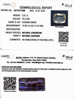 Load image into Gallery viewer, 3.91/CT Natural Ceylonese Pukhraj with Govt Lab Certificate-YELSA9U