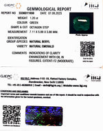 Load image into Gallery viewer, 1.20/CT Natural Panna Stone with Govt. Lab Certificate (12210)
