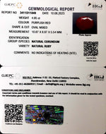 Load image into Gallery viewer, 4.95/CT Natural Neo Burma Ruby with Govt. Lab Certificate (3441)
