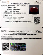 Load image into Gallery viewer, 4.06/CT Natural Mozambique Ruby with Govt. Lab Certificate (7881)