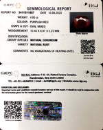 Load image into Gallery viewer, 4.93/CT Natural Neo Burma Ruby with Govt. Lab Certificate (2331)