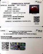 Load image into Gallery viewer, 11.76/CT Natural Neo Burma Ruby with Govt. Lab Certificate (4551)