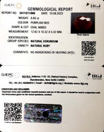 Load image into Gallery viewer, 6.60/CT Natural Neo Burma Ruby with Govt. Lab Certificate (4551)