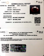 Load image into Gallery viewer, 4.61/CT Natural Neo Burma Ruby with Govt. Lab Certificate (4551)