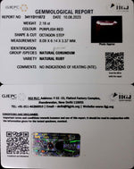 Load image into Gallery viewer, 2.18/CT Natural Mozambique Ruby with Govt. Lab Certificate (12210)