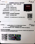 Load image into Gallery viewer, 2.71/CT Natural Neo Burma Ruby with Govt. Lab Certificate (5661)