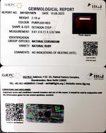 Load image into Gallery viewer, 2.43/CT Natural Neo Burma Ruby with Govt. Lab Certificate (4551)