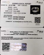 Load image into Gallery viewer, 3.69/CT Natural Ceylonese Pukhraj with Govt Lab Certificate-YELSA9U
