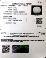 Load image into Gallery viewer, 3.29/CT Natural Fire Opal with Govt. Lab Certificate-3441