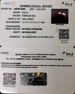 Load image into Gallery viewer, 6.58/CT Natural Neo Burma Ruby with Govt. Lab Certificate (2331)