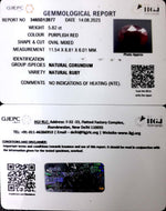 Load image into Gallery viewer, 5.82/CT Natural Neo Burma Ruby with Govt. Lab Certificate (4551)
