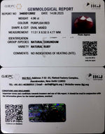 Load image into Gallery viewer, 4.96/CT Natural Neo Burma Ruby with Govt. Lab Certificate (4551)