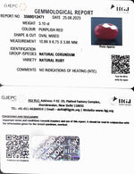 Load image into Gallery viewer, 3.10/CT Natural Neo Burma Ruby with Govt. Lab Certificate (5661)