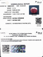 Load image into Gallery viewer, 3.12/CT Natural Neo Burma Ruby with Govt. Lab Certificate (2331)