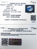 Load image into Gallery viewer, 2.22/Carat Natural Blue Sapphire