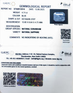 Load image into Gallery viewer, 4.74/Carat Natural Blue Sapphire