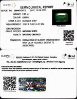 Load image into Gallery viewer, 2.95/CT Natural Panna Stone with Govt. Lab Certificate (2331)