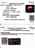 Load image into Gallery viewer, 5.46/CT Natural Mozambique Ruby with Govt. Lab Certificate (23310)