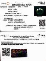 Load image into Gallery viewer, 4.69/CT Natural Panna Stone with Govt. Lab Certificate (6771)