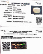 Load image into Gallery viewer, 8.34/CT Natural Ceylonese Pukhraj with Govt Lab Certificate (4551)