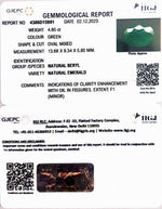 Load image into Gallery viewer, 4.80/CT Natural Panna Stone with Govt. Lab Certificate (8991)