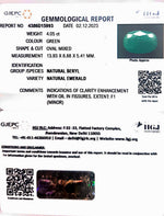 Load image into Gallery viewer, 4.50/CT Natural Panna Stone with Govt. Lab Certificate (4551)