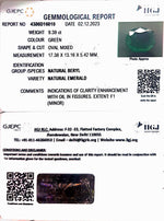 Load image into Gallery viewer, 9.39/CT Natural Panna Stone with Govt. Lab Certificate (12210)