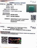 Load image into Gallery viewer, 5.70/CT Natural Panna Stone with Govt. Lab Certificate (8991)