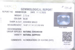 Load image into Gallery viewer, C/CT Natural Blue sapphire with Govt Lab Certificate-BLUSA9T